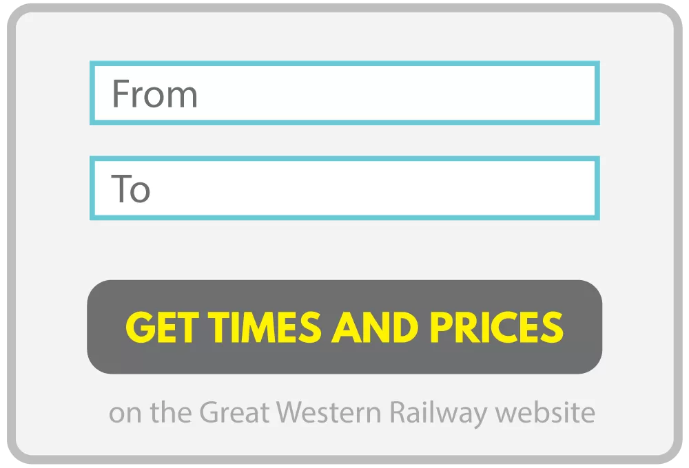 Tap to get train times and prices on the GWR website