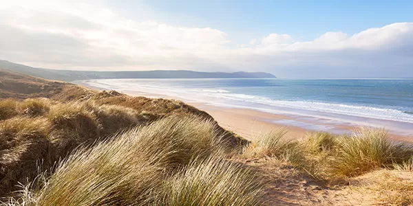 Woolacombe beach and dunes