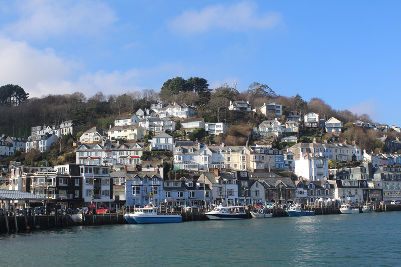 Looe in the winter sun