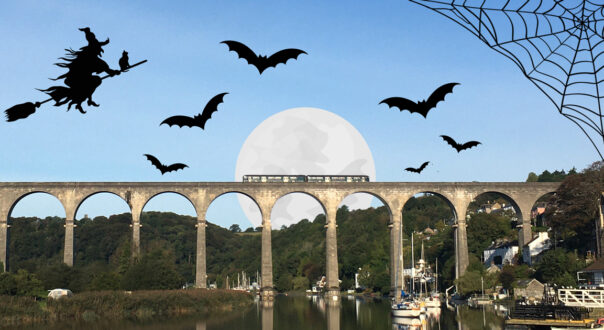 Halloween Calstock viaduct