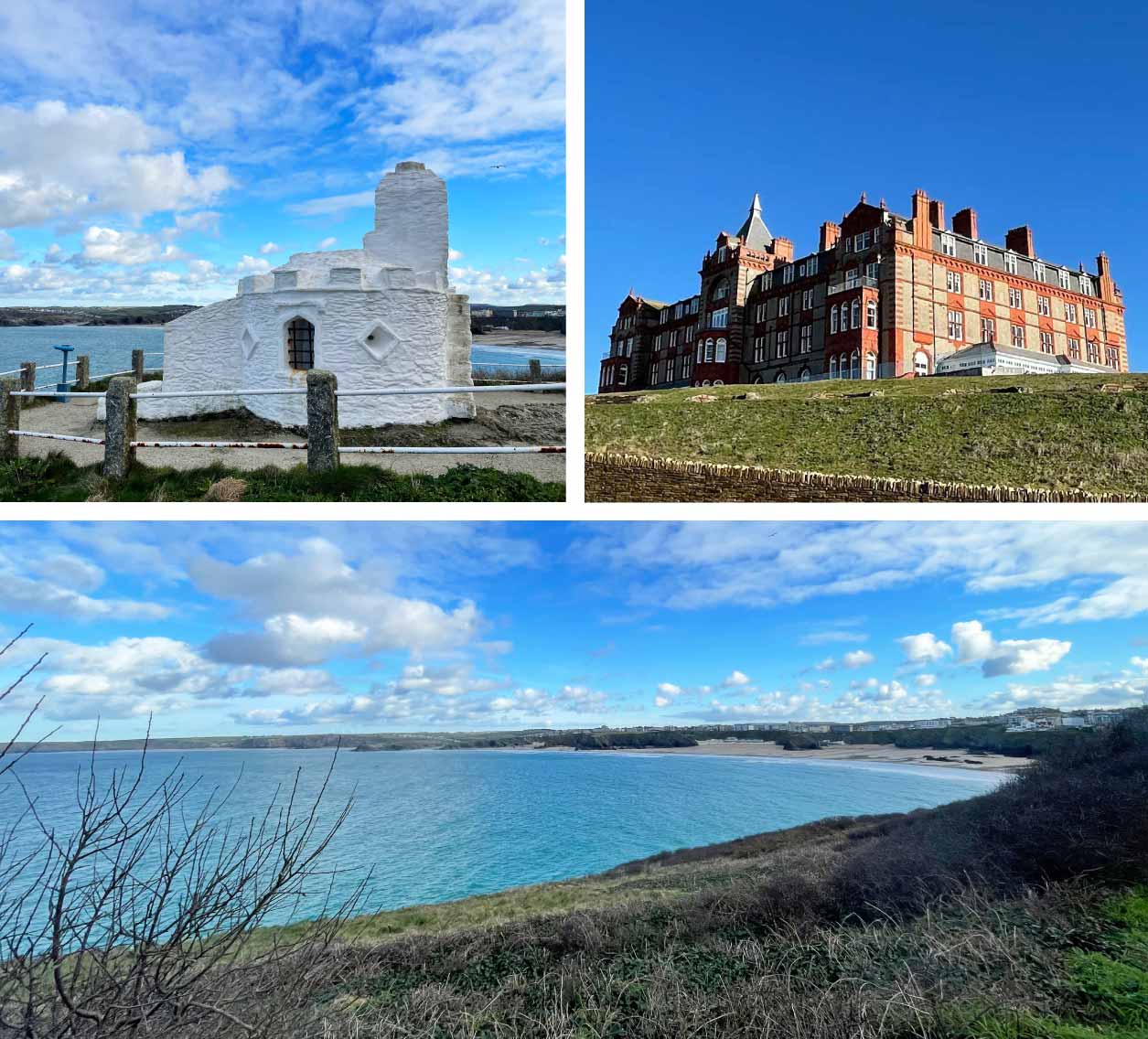 Newquay walk collage