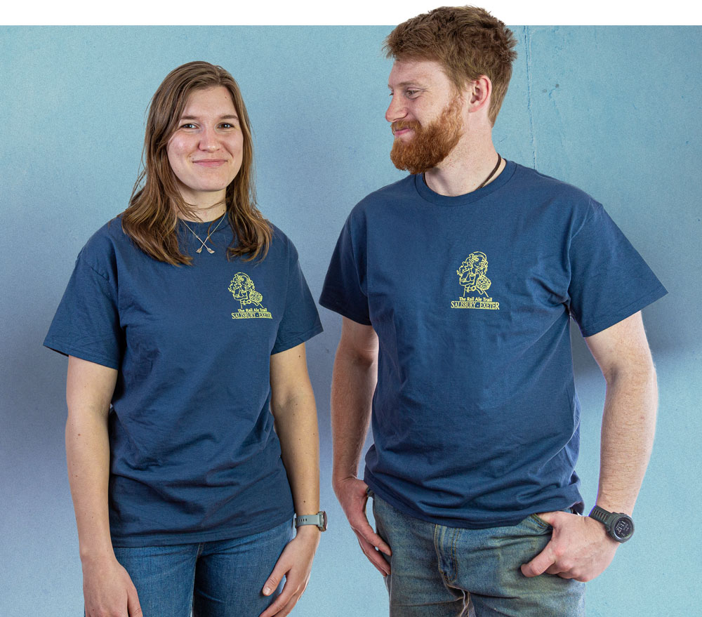 Salisbury-Exeter Rail Ale Trail t-shirts